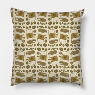 coffee pattern Pillow