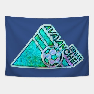 Denver Avalanche Soccer Tapestry