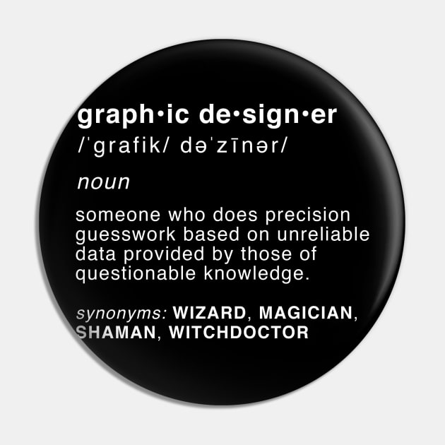 Definition of a Graphic Designer Pin by AngelicaRaquid