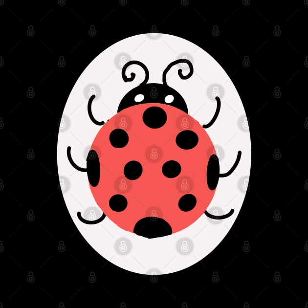 Bold and Bright Ladybug by LiaIsabellaArt