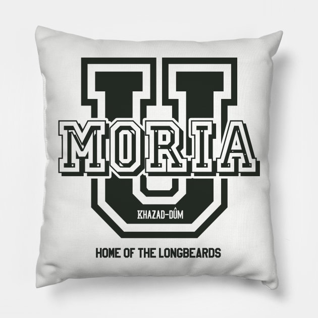 Moria University Pillow by Arinesart