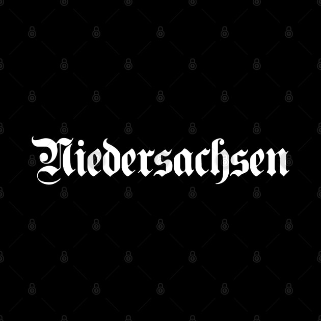 Niedersachsen written with gothic font by Happy Citizen