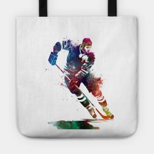 hockey player #hockey #sport Tote