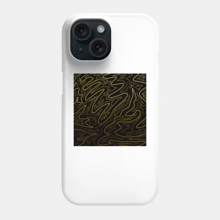 Abstract gold design Phone Case