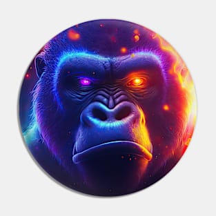 Fiery Gorilla Pin