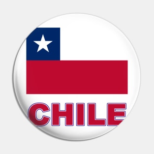 The Pride of Chile - Chilean Flag Design Pin