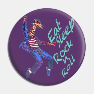 Rock and roll giraffe king Pin