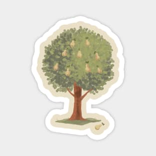 Pear Tree Magnet