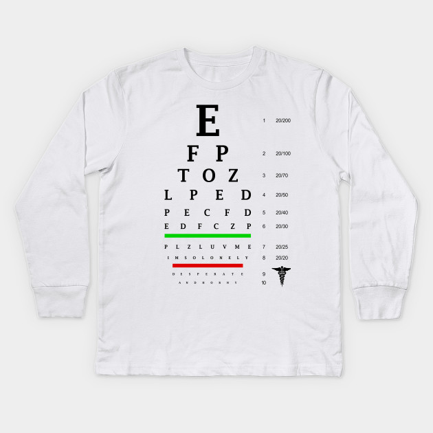 Eye Test Chart For Kids