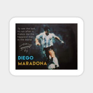 Maradona Qoutes Magnet