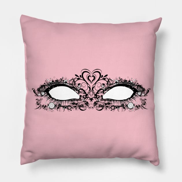 Masquerade Pillow by hoodforged