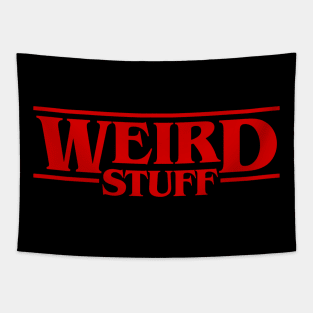Weird Stuff - Strange Items Parody Tapestry
