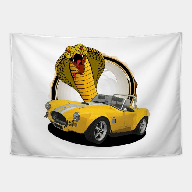 Shelby 427 Cobra Tapestry by Wilcox PhotoArt