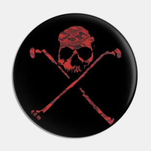 Calavera Pirata Batic Pin