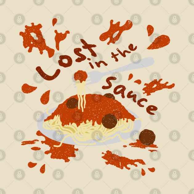 Lost in the Spaghetti Sauce by Hello Emu Design