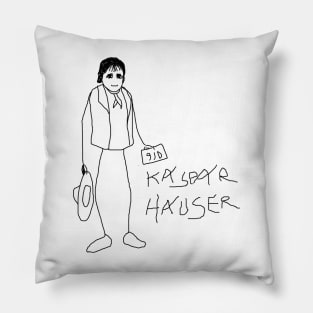 Kaspar Hauser the mystery by 9JD Pillow