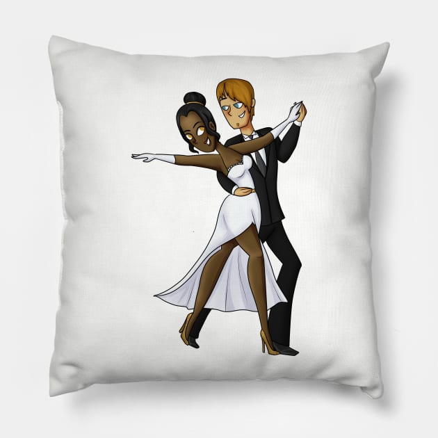 Foxtrot! Pillow by katidoodlesmuch