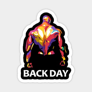 Gym Back Day Magnet