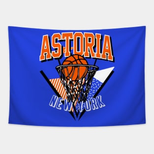 New York Basketball Astoria Throwback Tapestry