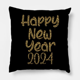 Happy New Year 2024 Pillow