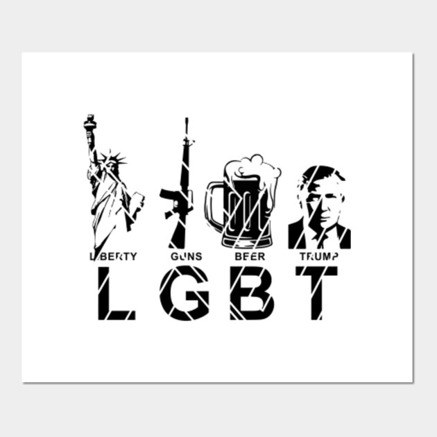 Trump Lgbt Svg Shirt Trump Lgbt Svg Posters And Art Prints Teepublic