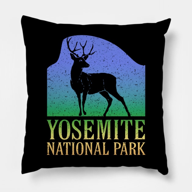 Yosemite National Park Pillow by Pine Hill Goods