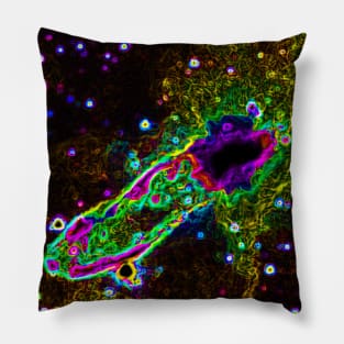 Black Panther Art - Glowing Edges 108 Pillow