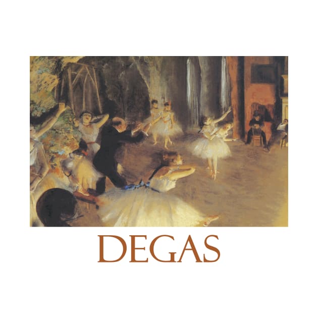 Rehearsal on Stage by Edgar Degas by Naves