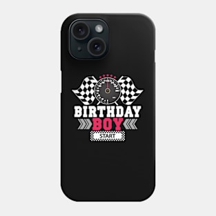 Race Car Birthday Boy Party Racing Car Driver Phone Case