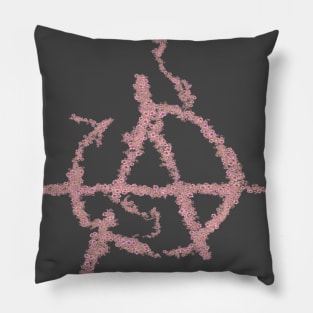 Anarchy in the Flowerbed Pillow