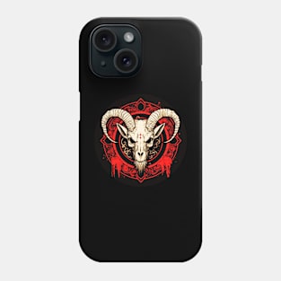 Satanic Skull Serenade Phone Case