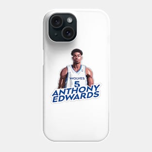 THE GOAT 5 Anthony Edwards Phone Case