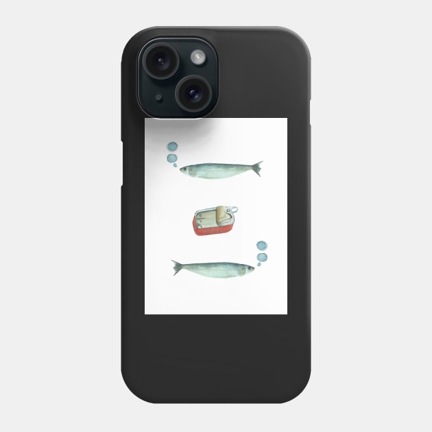 Sardines Phone Case by troman479