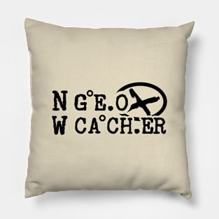 Geocacher coordinates Pillow