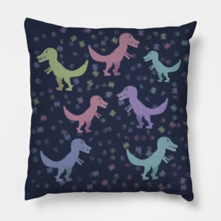 Colorful dinosaur pattern Pillow