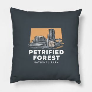 Petrified Forest National Park Arizona Pillow