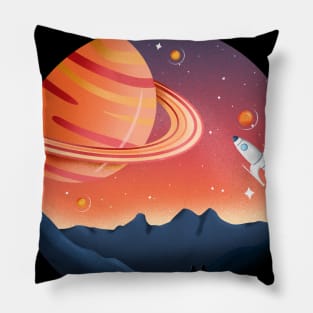 Mars Here We Come Pillow