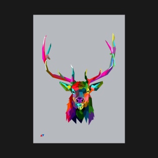 Elk Pop Art Wpap T-Shirt