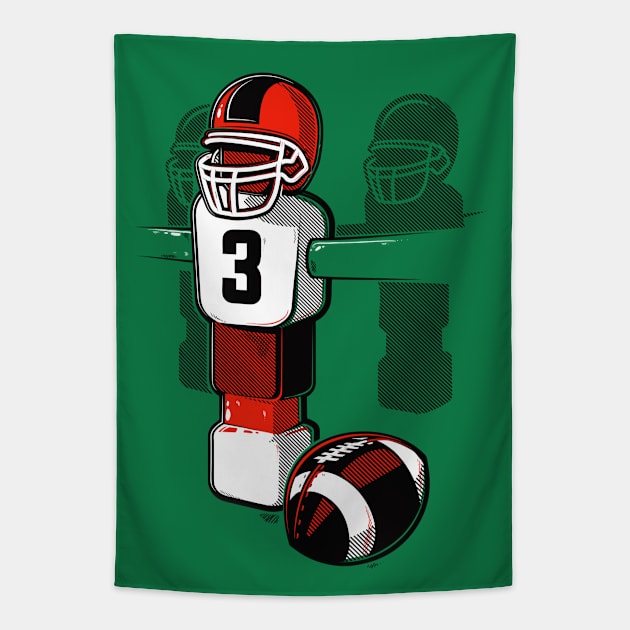 American table football Tapestry by raxarts