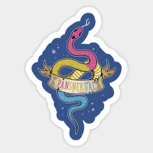 Bisssexual Snake - Reptile - Sticker