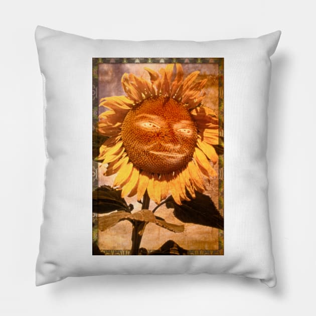 Sun Flower Pillow by becky-titus