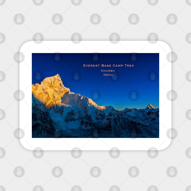 Everest Base Camp Trek Magnet by geoffshoults