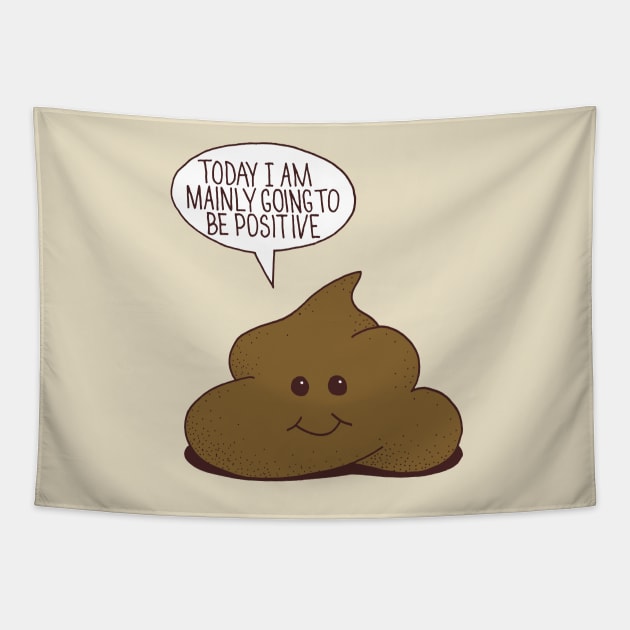 Positive Poop Tapestry by Matt Andrews