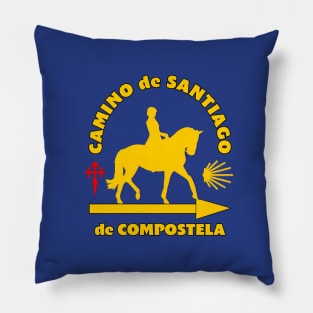 Horseback Camino de Santiago de Compostela Pillow