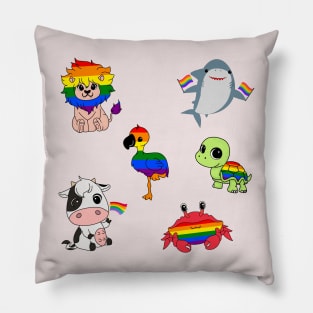 Rainbow Animal Collection Pillow