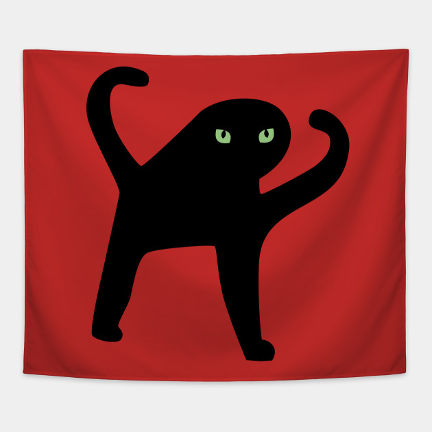 Angry As Heck Cat Meme Cat Tapestry Teepublic