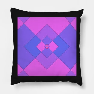 Blue-Pink design Pillow