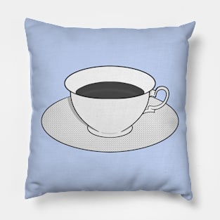 Adorable Cup of coffee or tea Pillow