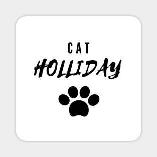 Cat holiday gift t shirt design Magnet