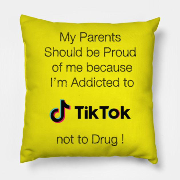 Tiktok Tiktok App Pillow Teepublic